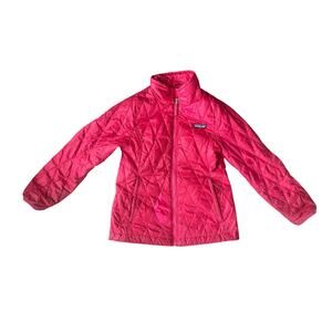 Patagonia Nano Puff Primaloft Pink Kids Small Puffer Jacket